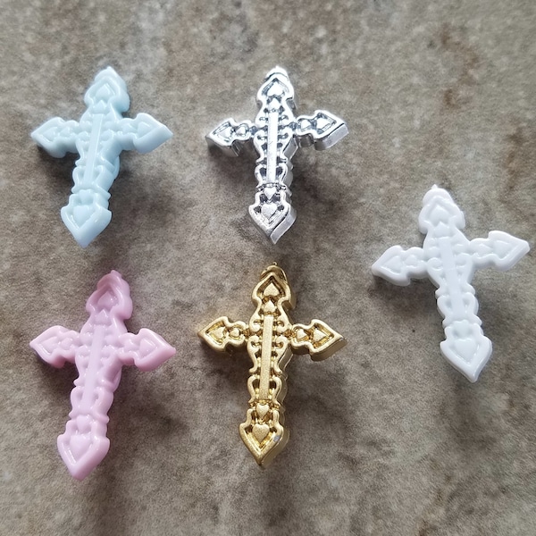 3 Cross Shank Buttons Size 1" You choose the color