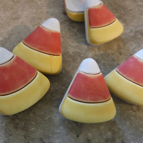Candy Corn Buttons Etsy