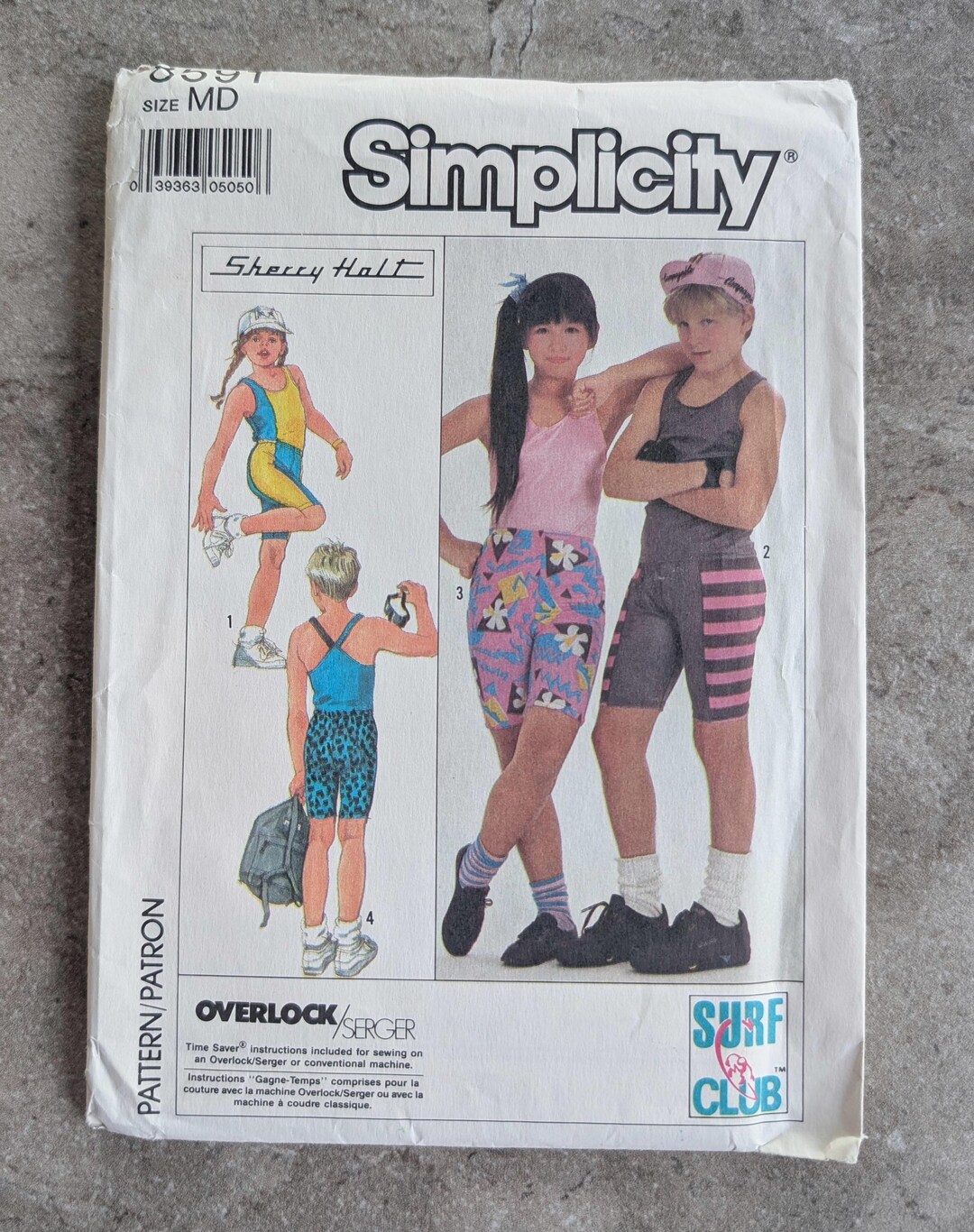 Vintage Simplicity Sewing Pattern 8591 Boys and Girls Tank Top and Pull ...