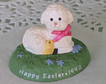 Lamb Hallmark Merry Miniature Easter 1992