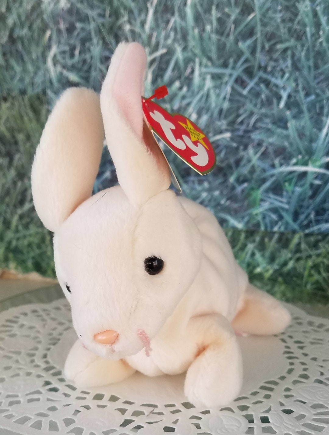 Nibbler the Bunny Beanie Babies Vintage TY 1999 With Original Etsy
