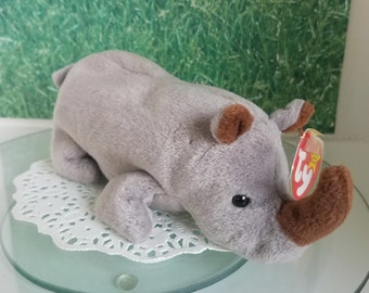Spike the Rhinoceros Beanie Babies Vintage TY 1996 with Original Tags