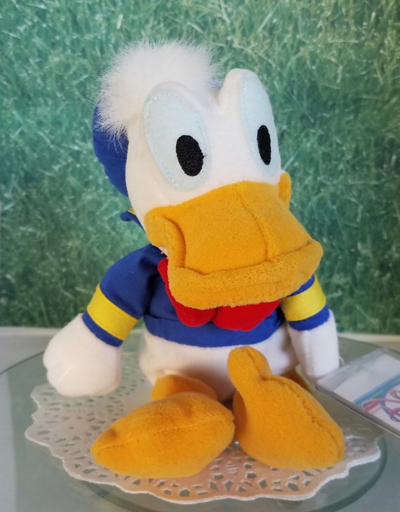 Donald Duck Disney Store Mini Bean Bag Peluche avec étiquette originale -   France