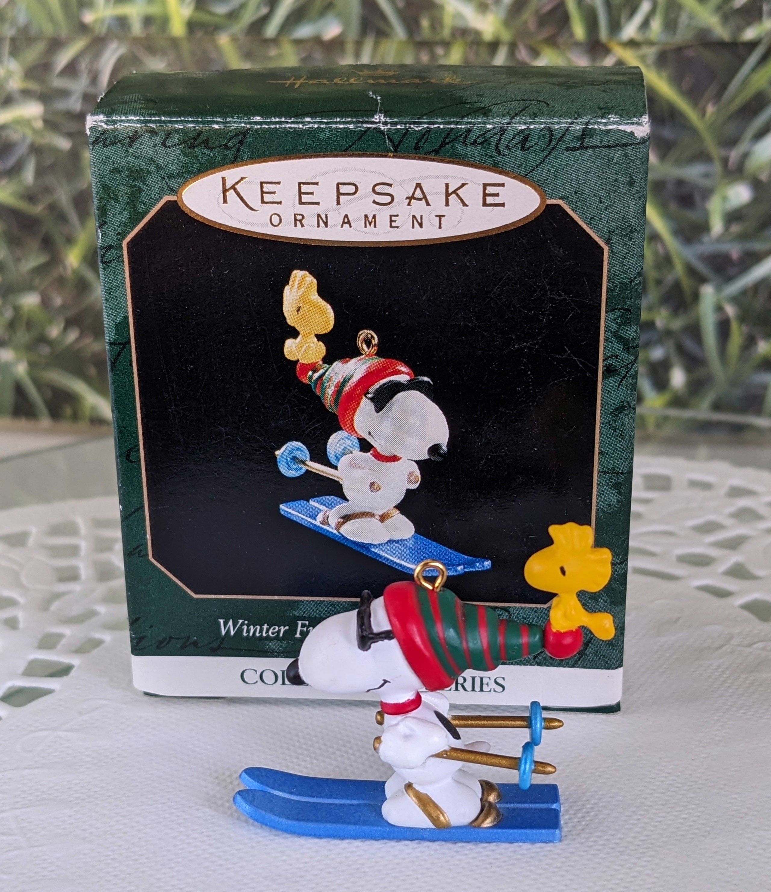 Winter Fun With Snoopy Hallmark Miniature Ornament Christmas 1999