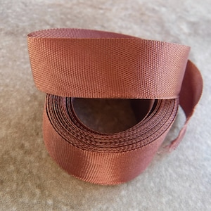 Chocolate Brown Shiny Ribbon 3 Yards