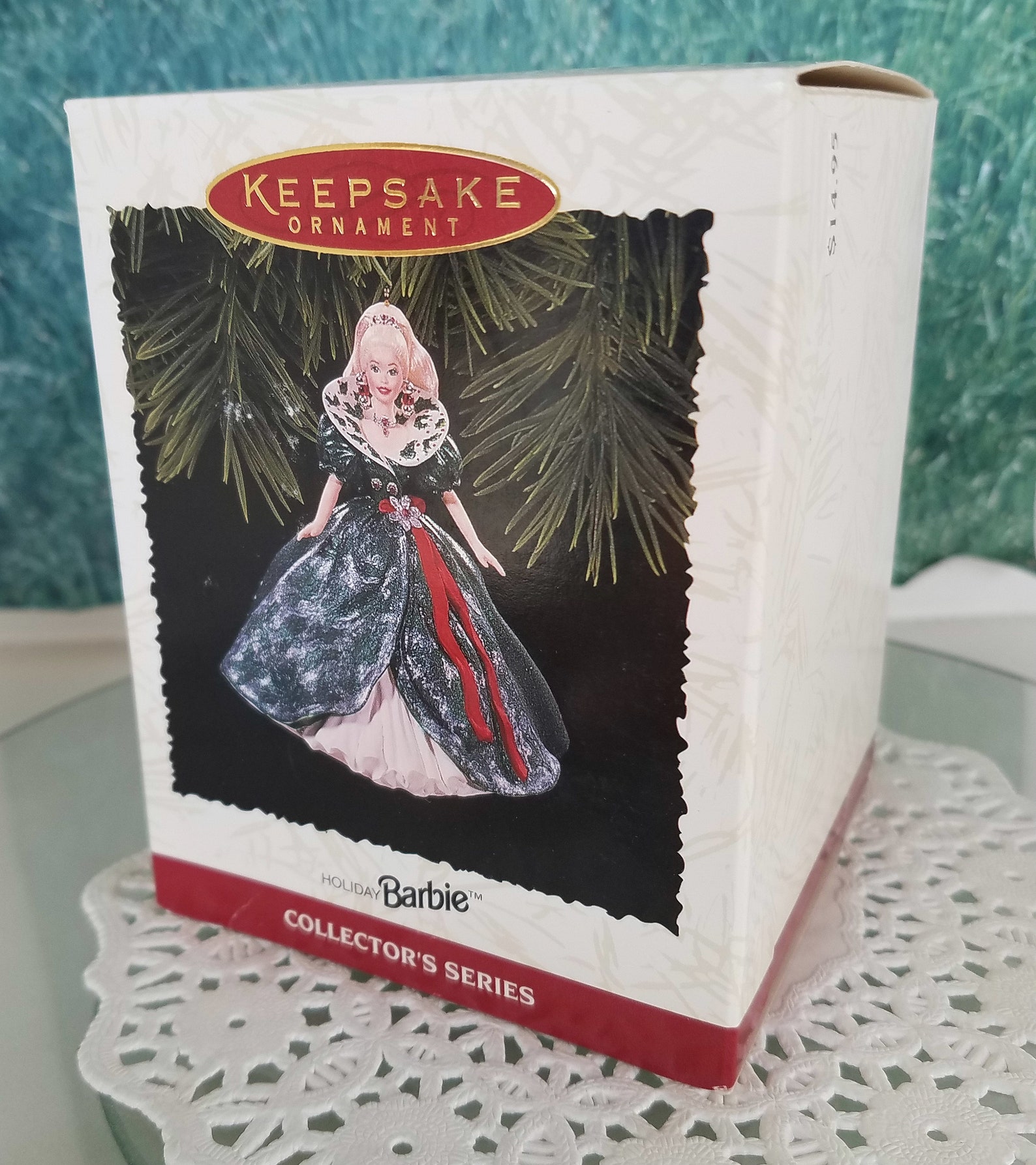 Holiday Barbie Hallmark Ornament 1995 - Etsy