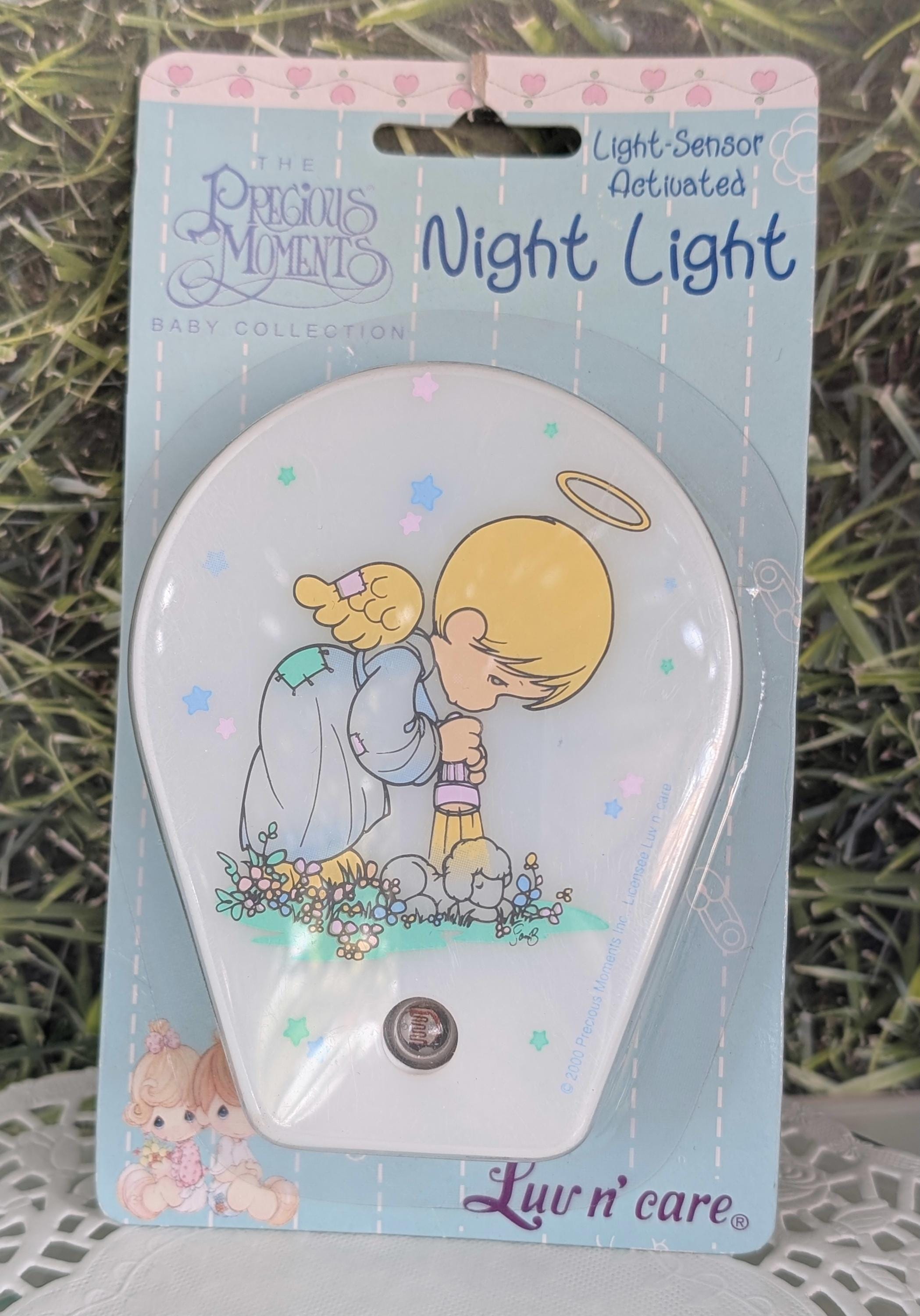 Vintage Precious Moments Night Light Angel Boy With Flashlight - Etsy