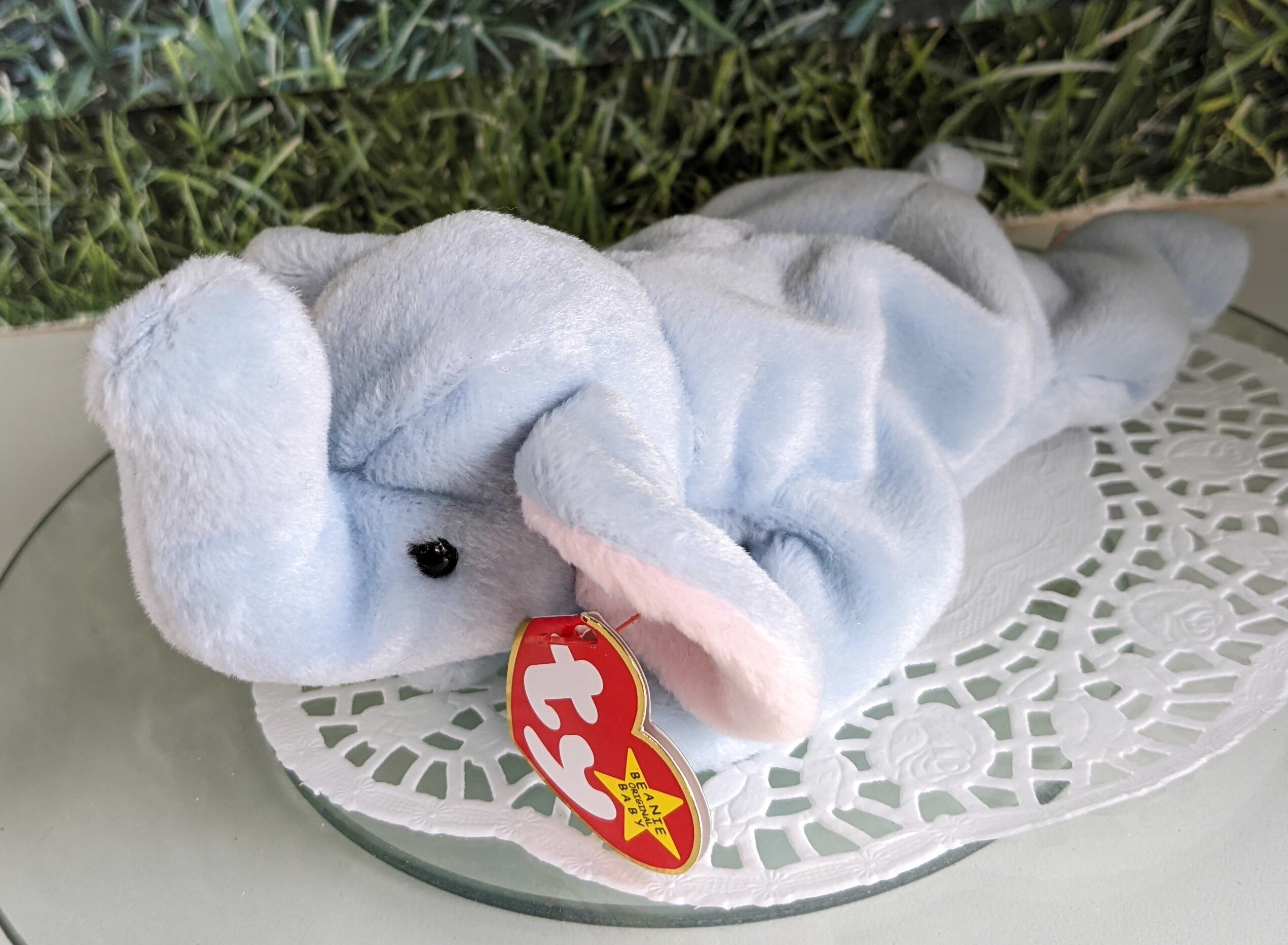 original peanut the elephant beanie boo