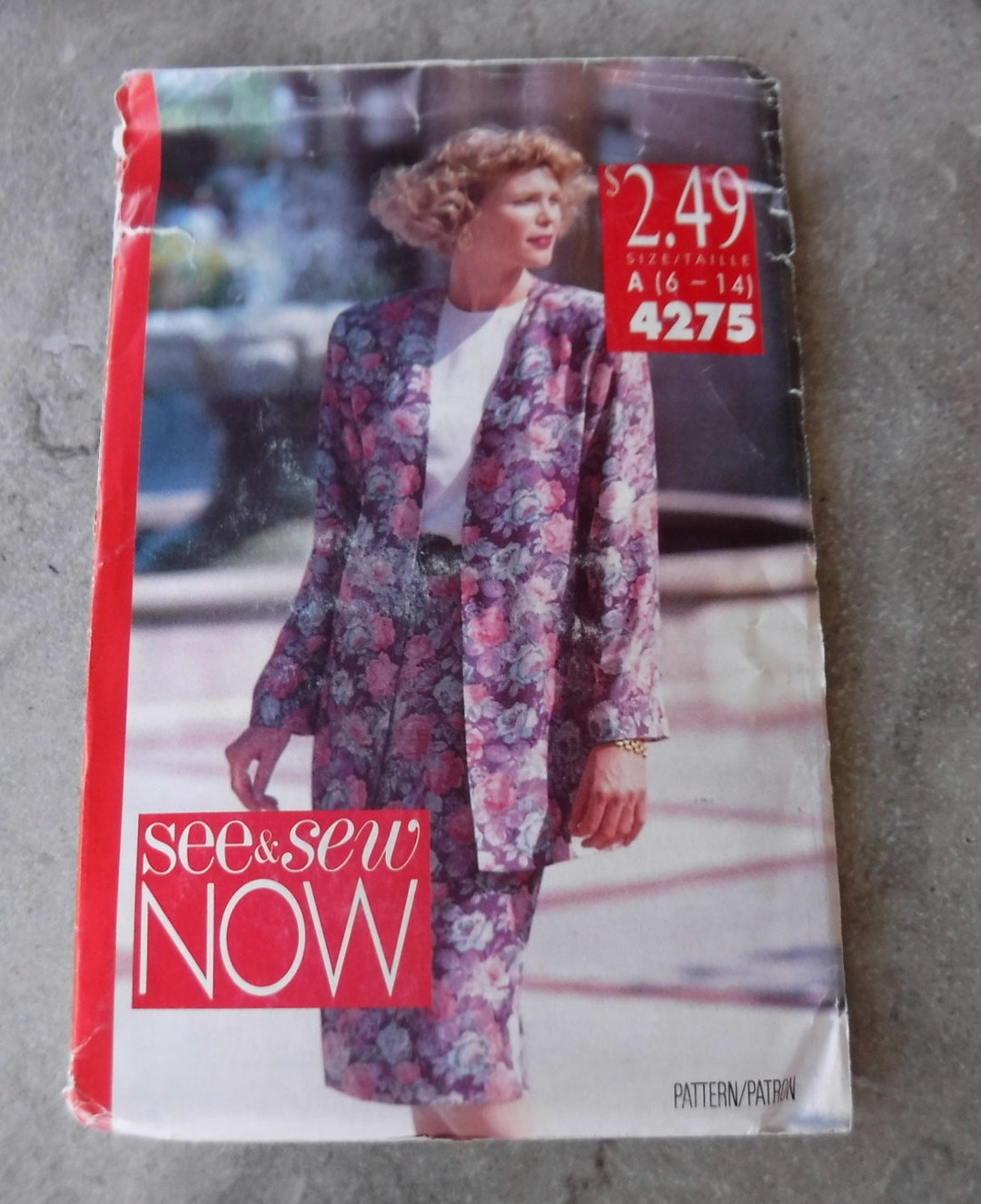 Butterick Pattern Misses Jacket and Dress 4275 Complete Uncut Size (6,8 ...
