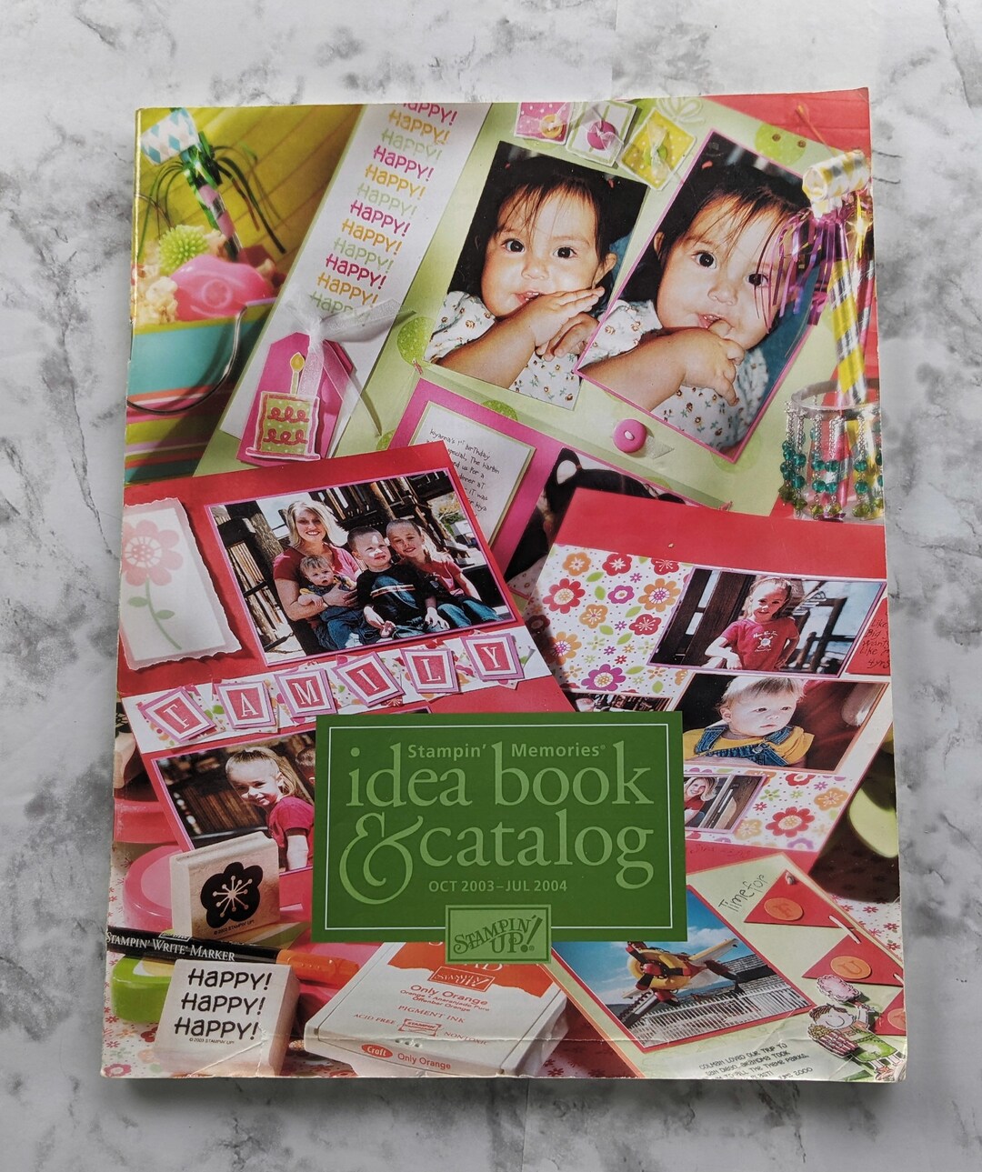 Stampin up Idea Book & Catalog Oct 2003 Jul 2004 Etsy