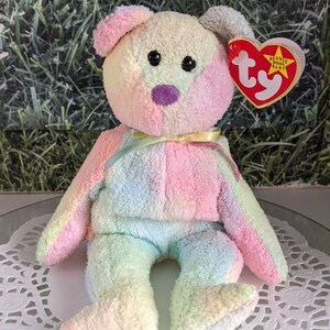 Groovy the Bear Beanie Babies Vintage TY 1999 with Original Tags
