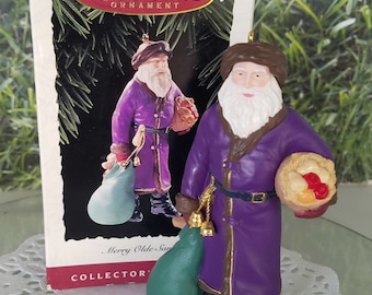 Merry Olde Santa Hallmark Ornament 1995