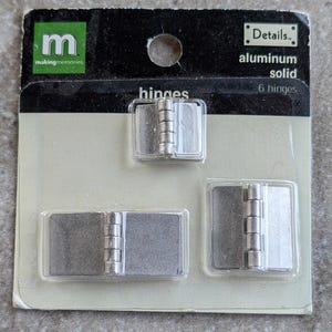 Aluminum Solid Hinges by Making Memories