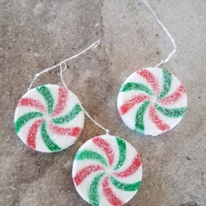3 Candy Christmas Ornaments