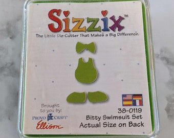Sizzix Die Cut Bitty Swimsuit Set