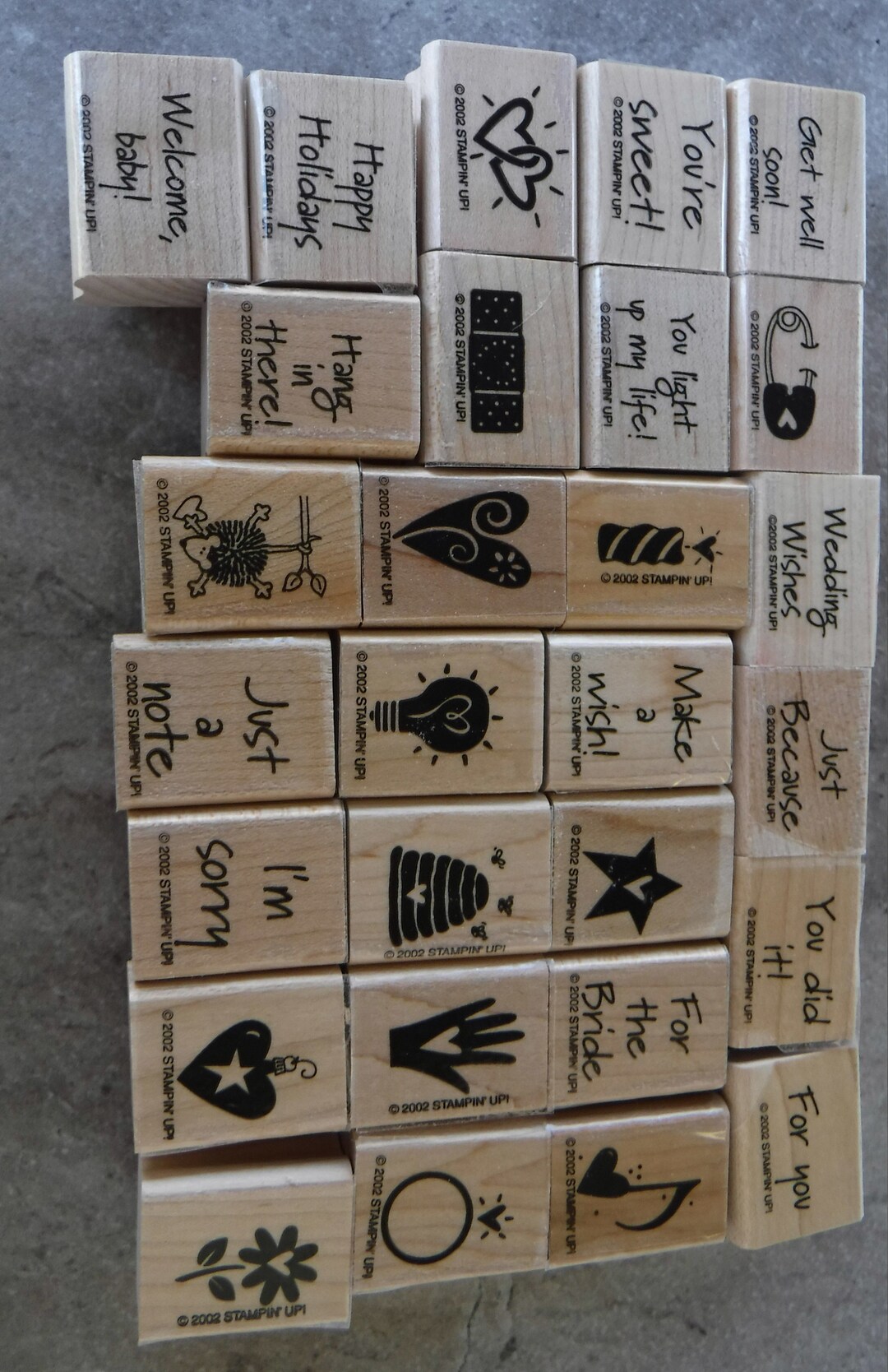 Stampin up - Stamp Set - Mini Mates - Set 48 C - Etsy