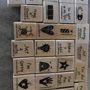 Stampin up - Stamp Set - Mini Mates - Set 48 C - Etsy