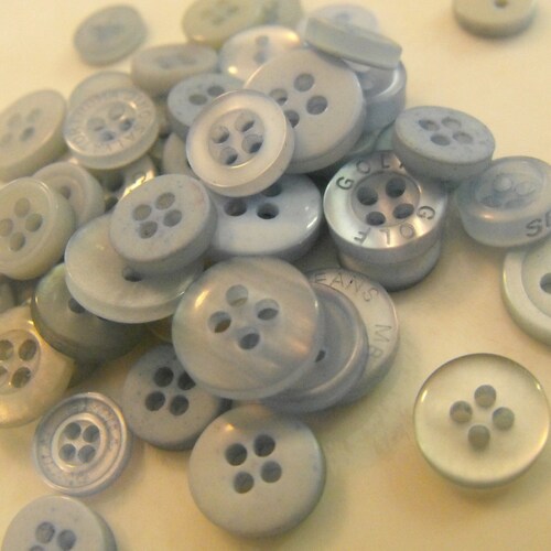Green Buttons 50 Small Assorted Round Sewing Crafting Bulk Etsy