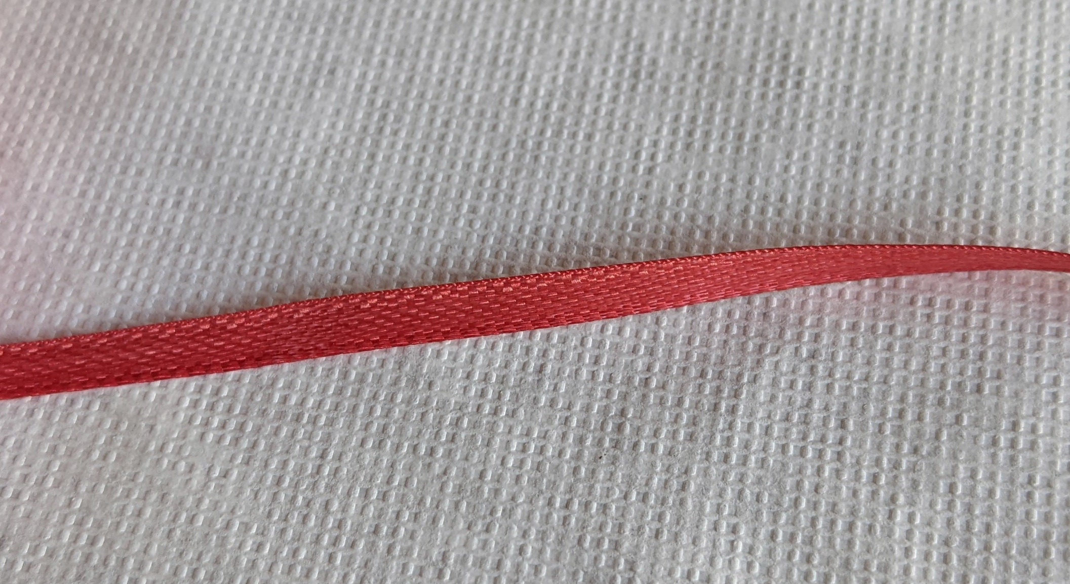 Fruit Pink Thin Ribbon You choose the length