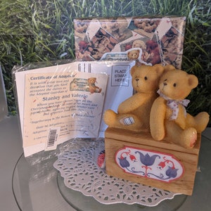 Stanley and Valerie Cherished Teddies Figurine