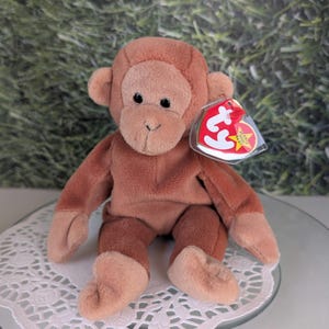 Bongo the Monkey Beanie Babies Vintage TY 1995 with Original Tags
