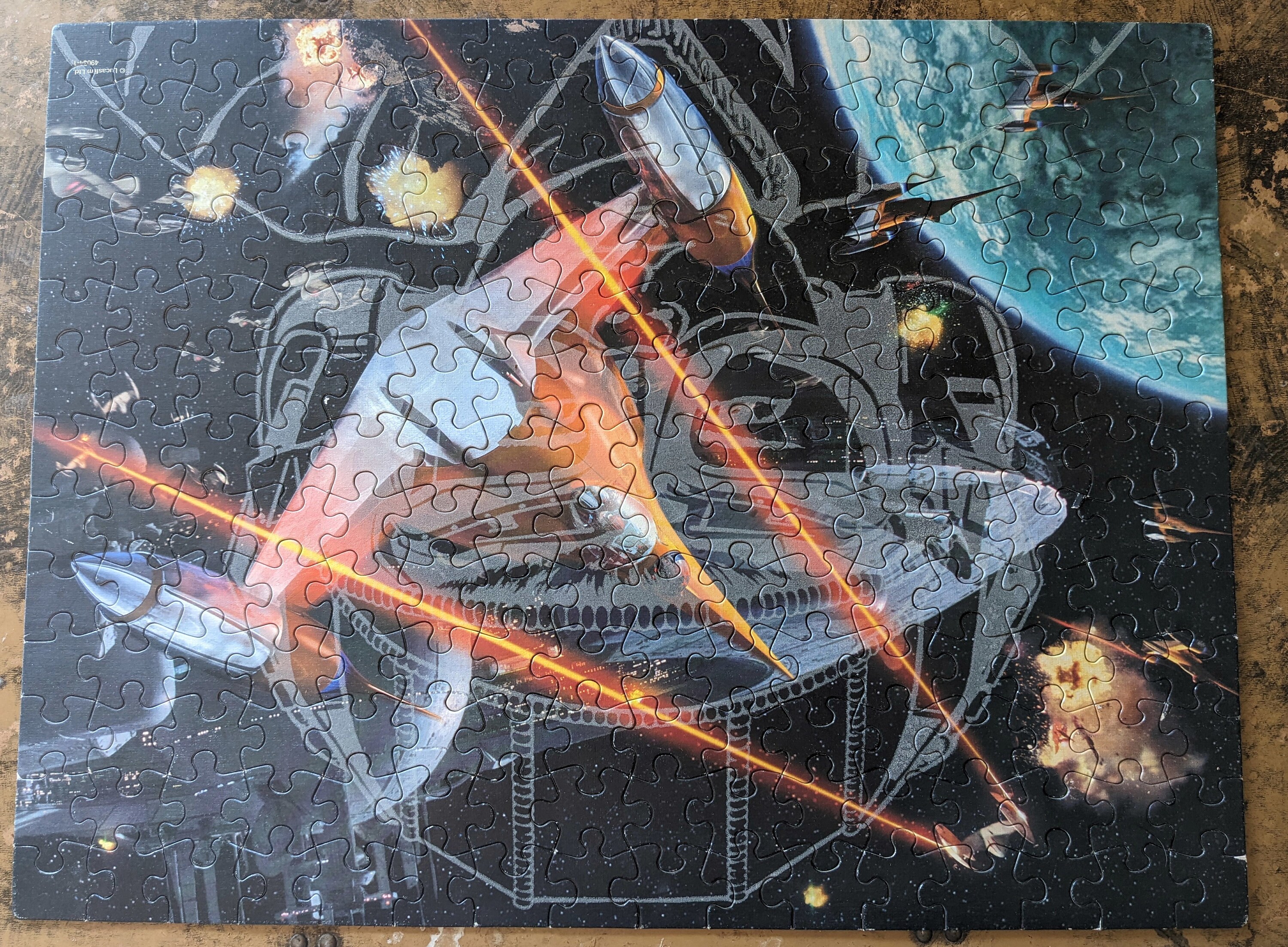 Vintage Star Wars Episode 1 Battle of Naboo 200 Piece Puzzle From