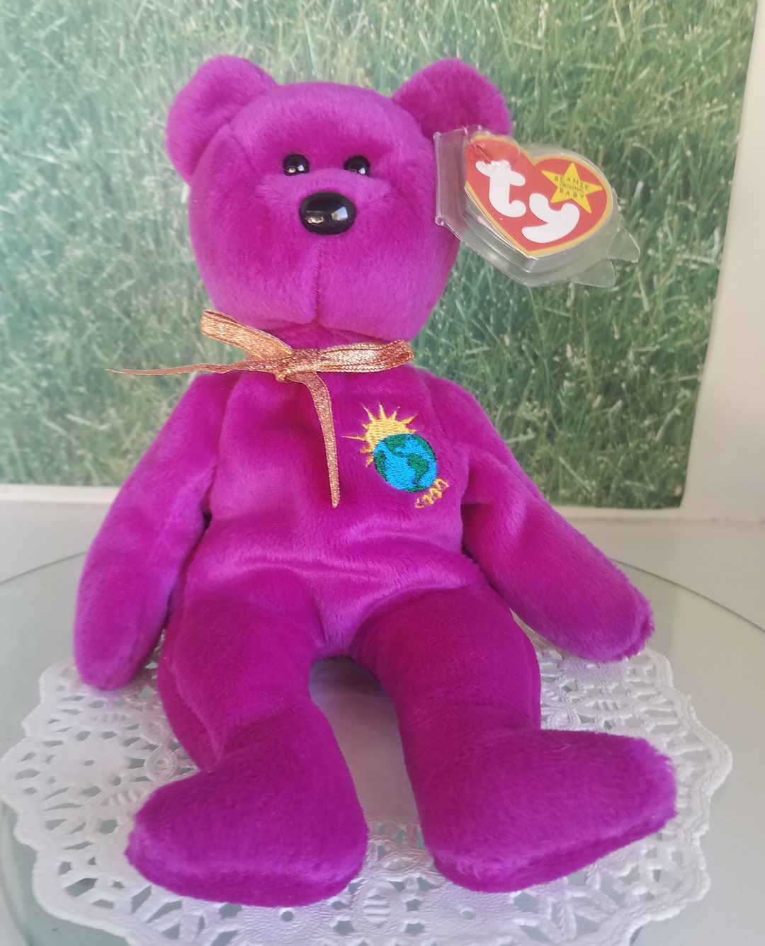 Millennium the Bear Beanie Babies Vintage TY 1999 With Original