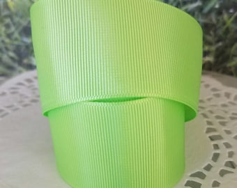 Lime Green Grosgrain Ribbon