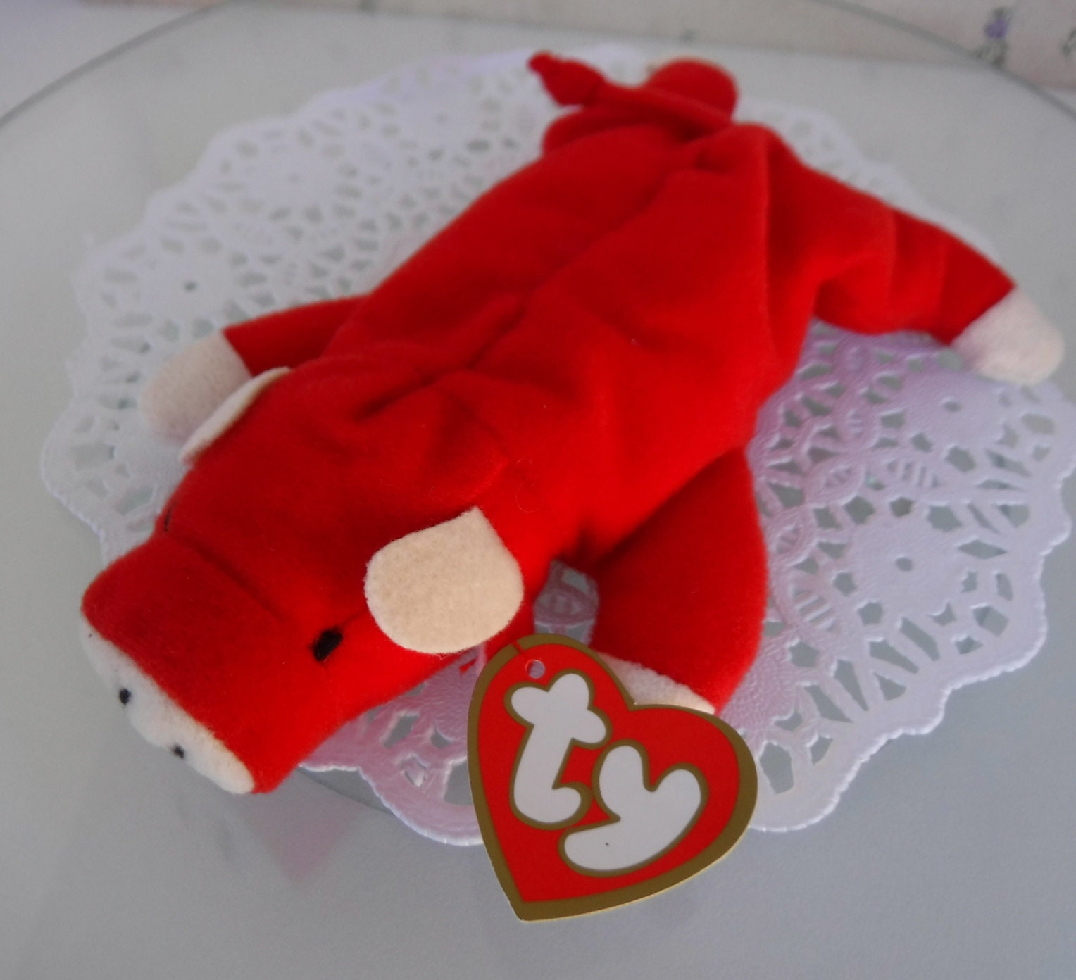 Snort the Bull Teenie Beanie Mcdonalds Vintage TY 1997 New