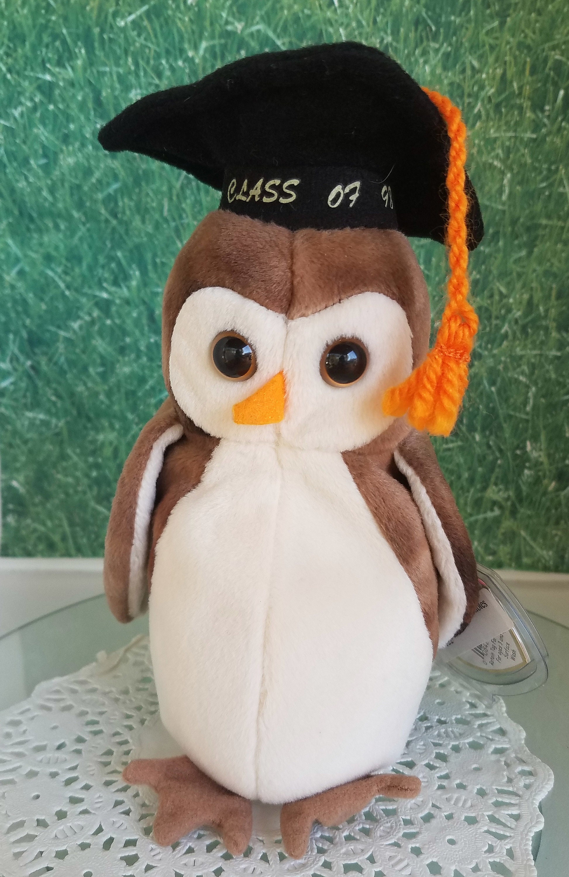 Wise the Owl Beanie Babies Vintage TY 1998 with Original Tags
