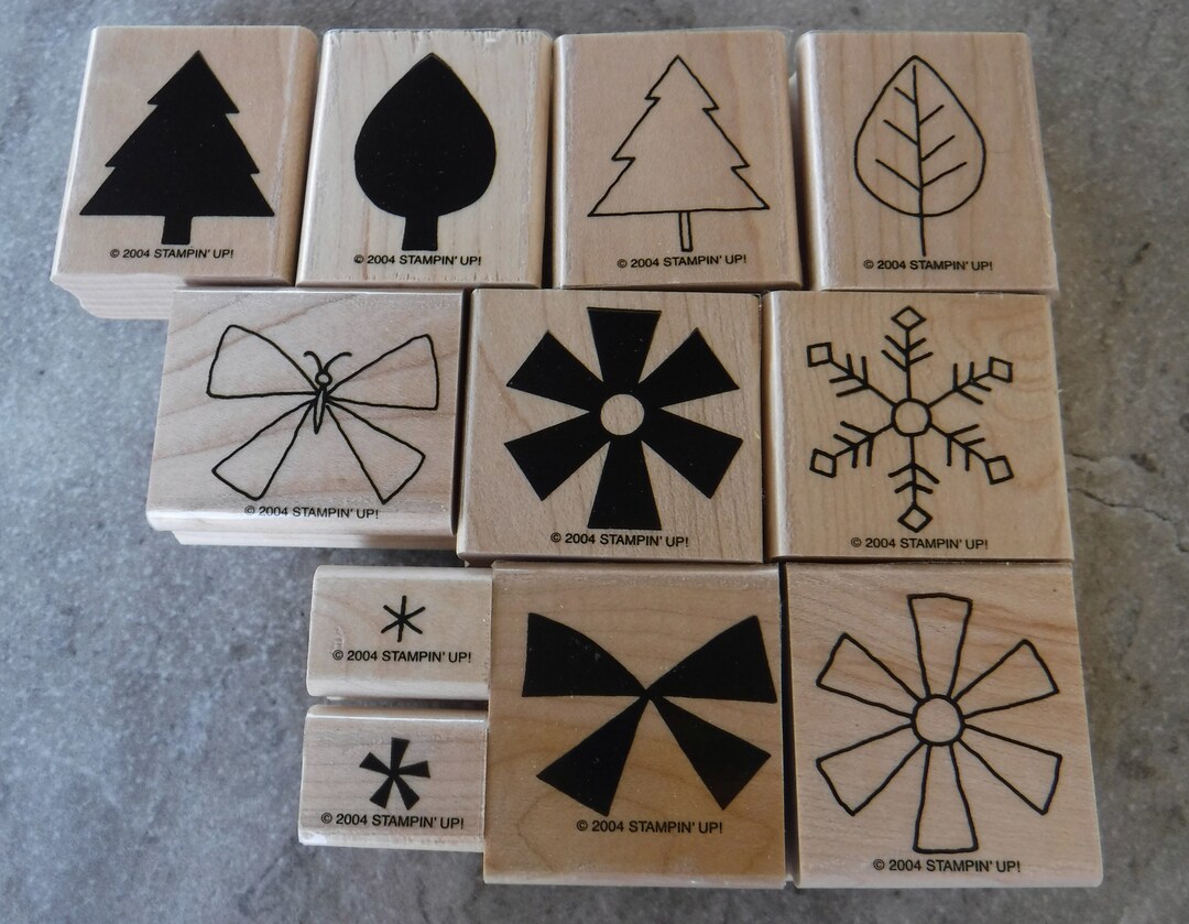 Stampin up - Stamp Set - Two Step Shapes and Shadows - Set 60 B - Etsy