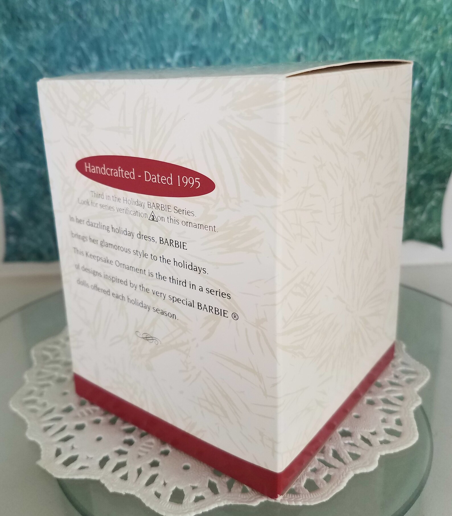 Holiday Barbie Hallmark Ornament 1995 - Etsy