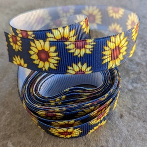 Sunflower Grossgrain Ribbon 3 yards