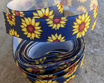 Sunflower Grossgrain Ribbon 3 yards
