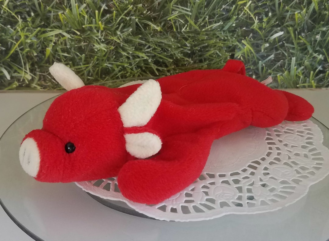 Tabasco the Bull Beanie Babies Vintage TY 1995 Etsy