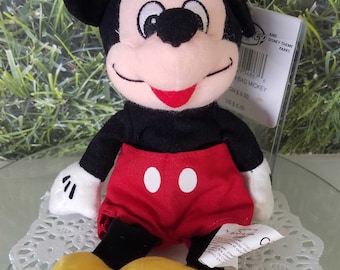 Mickey Disney Store Bean Bag Plush with Original Tag