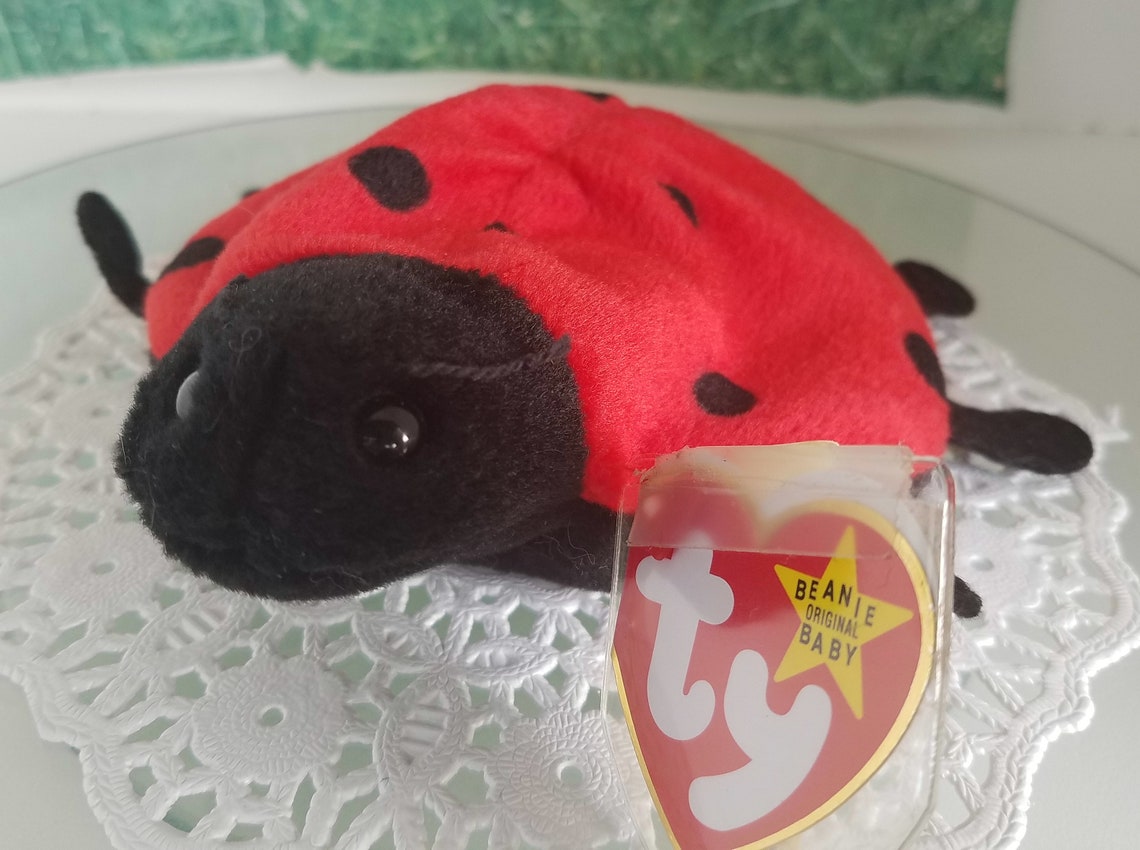 Lucky the Ladybug Beanie Babies Vintage TY 1993 with Original Etsy