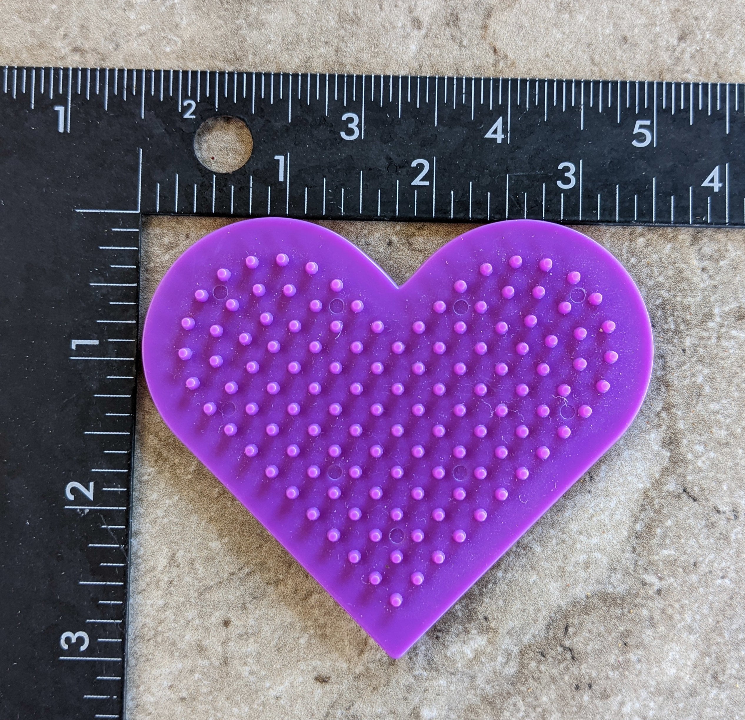 Perler Pegboard Small Heart Etsy