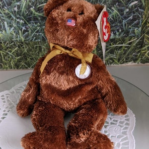Champion the Teddy Bear Beanie Babies Vintage TY 2000 with Original Tags