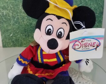 Nutcracker Mickey Disney Store Bean Bag Plush with Original Tag