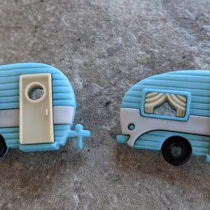 2 Vintage Trailer Shank Buttons Size 1 9/16&quot;