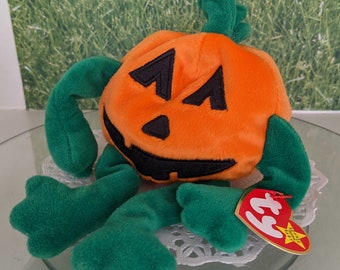 Pumkin the Pumpkin Beanie Babies Vintage TY 1998 with Original Tags
