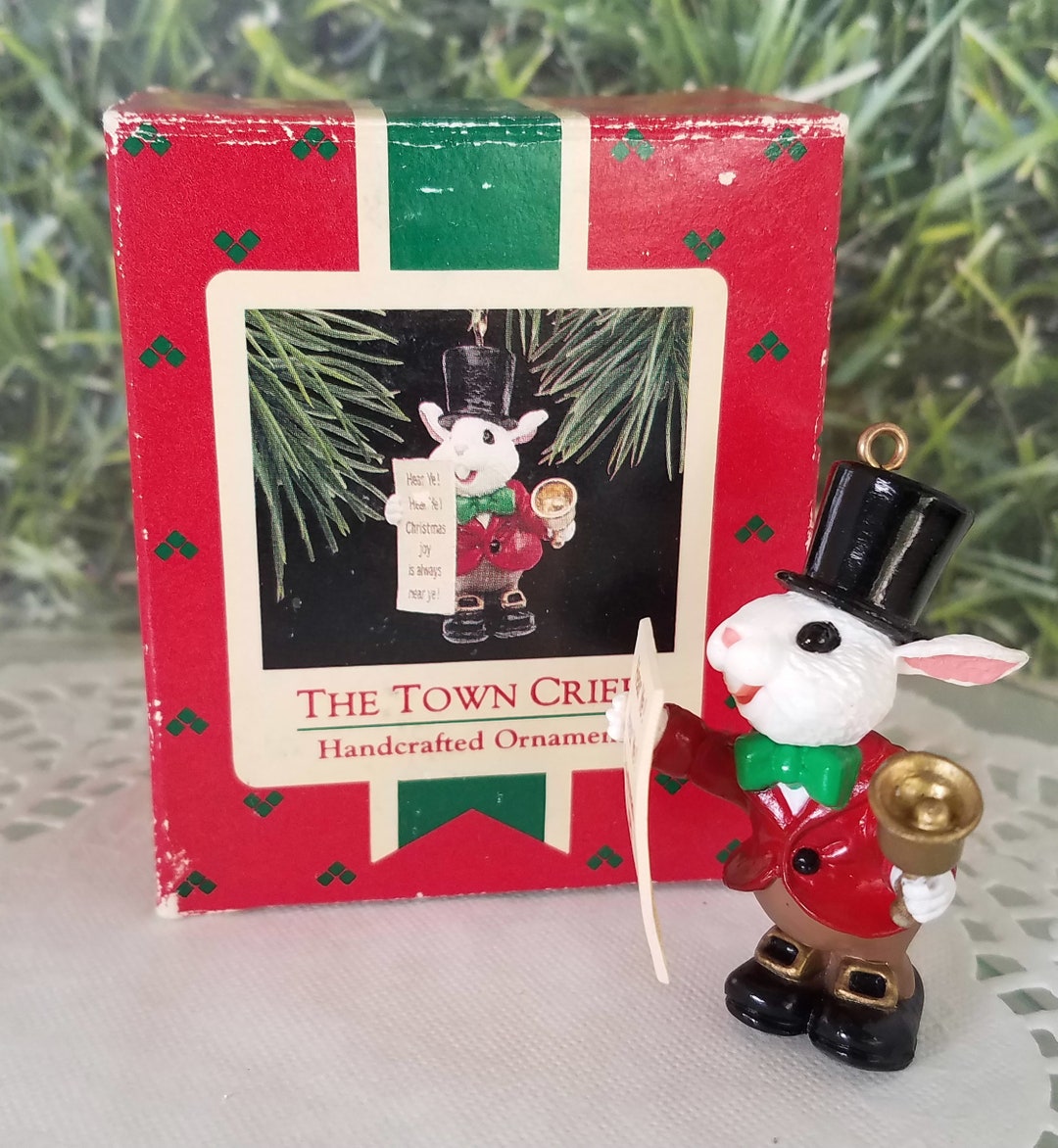 The Town Crier Hallmark Ornament 1988 - Etsy