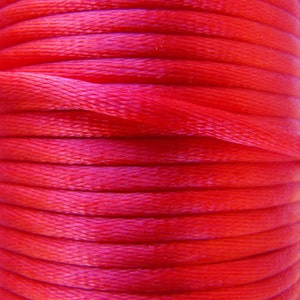 5mm Decorative Twisted Satin Polyester Twine Cord Rope Pink String Thread  Shiny Cord Choker Thread for Home Décor Upholstery Curtain Tieback  Graduation Honor Cord 19 Yards 