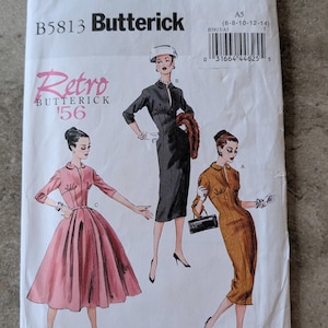 Butterick Pattern Misses Dress B5813 Complete Uncut size 6-14