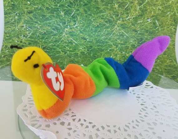 Caterpillar beanie baby value sale