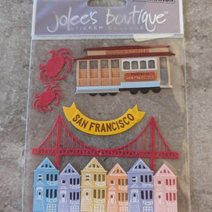 Jolee's Dimensional Stickers You choose the style San Francisco