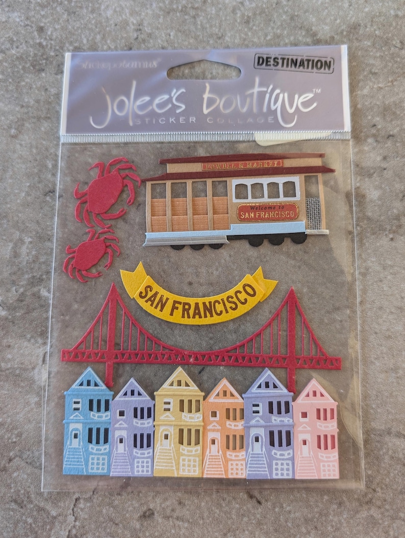 Jolee's Dimensional Stickers You choose the style San Francisco