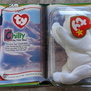 Chilly The Polar Bear Teenie Beanie McDonalds Vintage TY 2000 New in original package