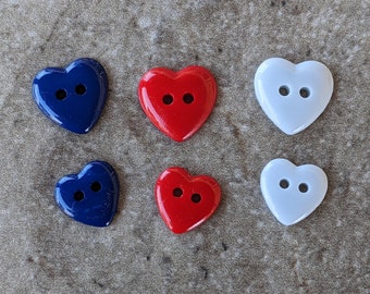 Pop Heart Buttons You choose the color and size